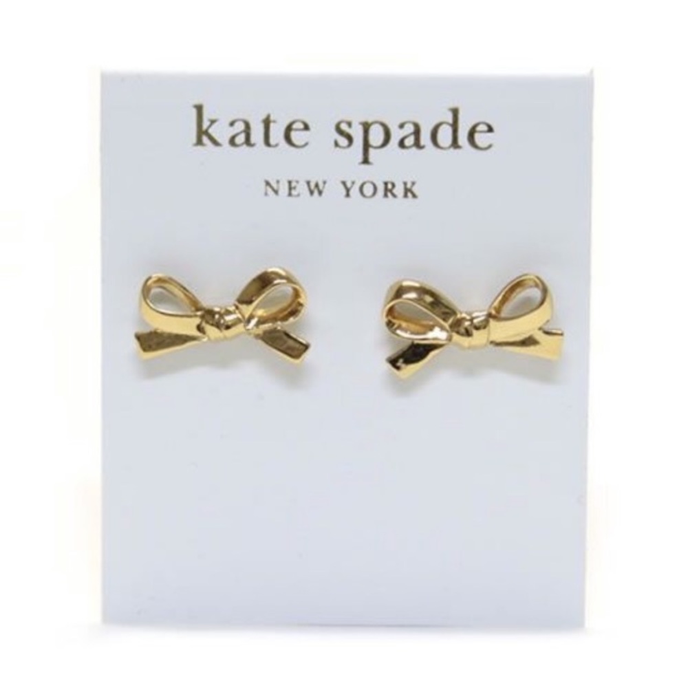 Kate Spade Gold Bow Earrings